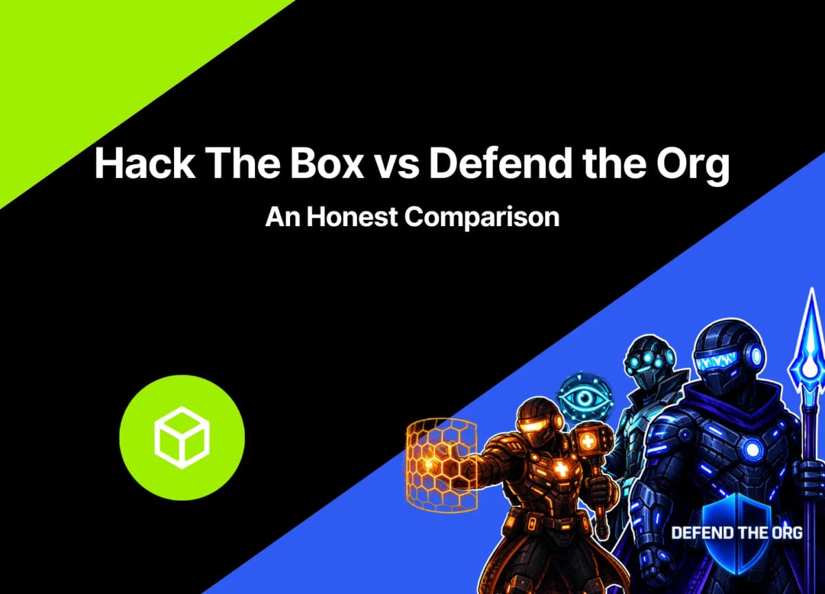 Hack The Box vs Defend the Org comparison