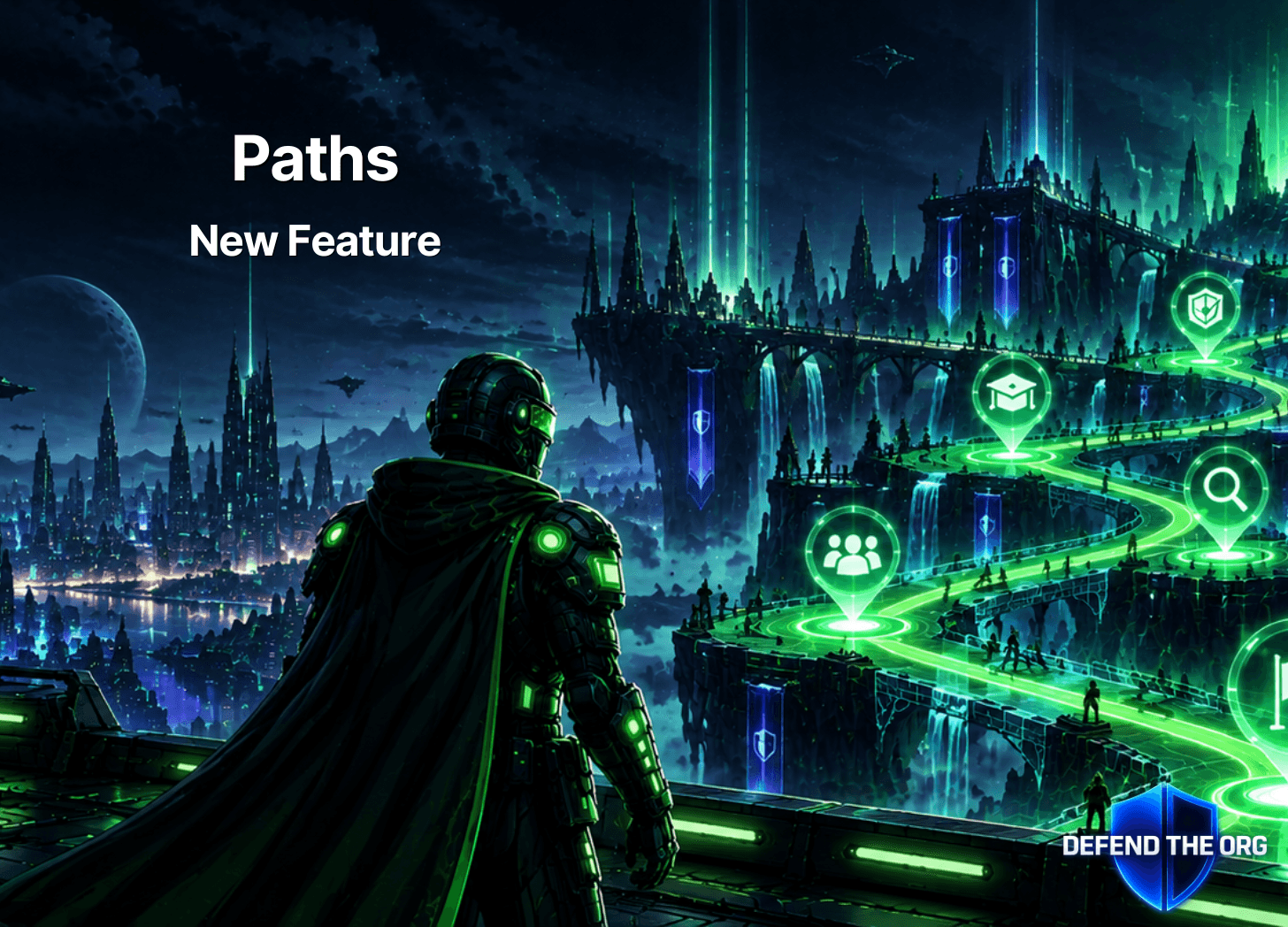 Guided Paths on Defend the Org
